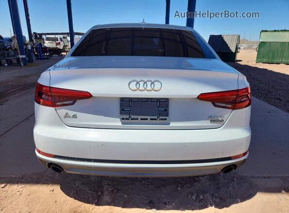 WAUENAF49HA172053 2017 AUDI A4 White Вид ззаду