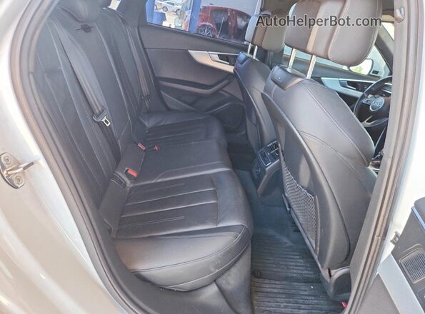 WAUENAF49HA172053 2017 AUDI A4 White Вид задніх сидінь