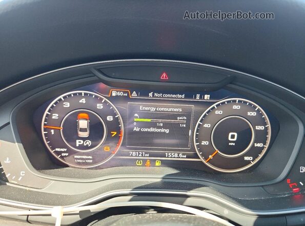 WAUENAF49KA070467 2019 AUDI A4 Черный Вид щитка приборов