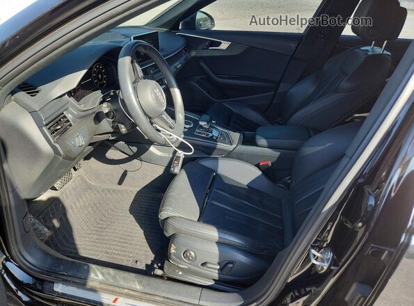 WAUENAF49KA070467 2019 AUDI A4 Черный Вид салона спереди