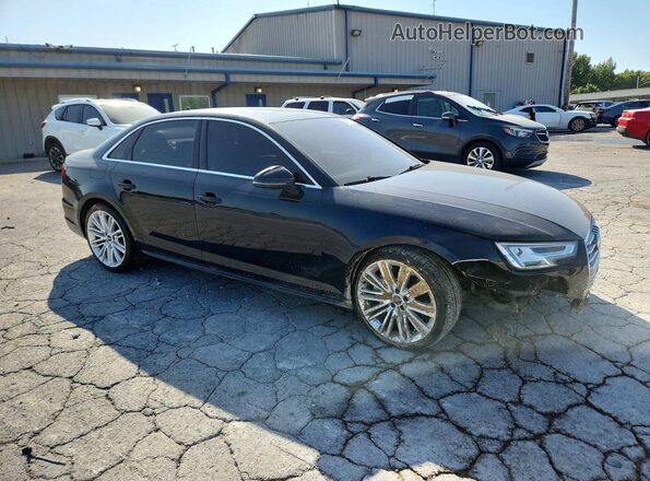 WAUENAF49KA070467 2019 AUDI A4 Черный Передняя правая четверть
