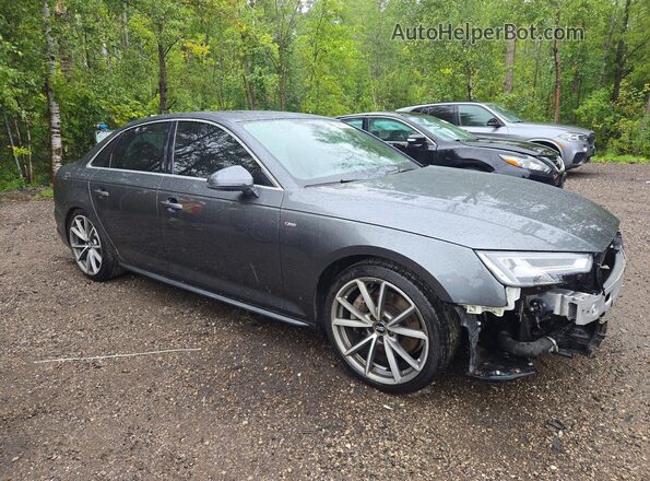 WAUENAF4XJA100137 2018 AUDI A4 Gray წინა მარჯვენა