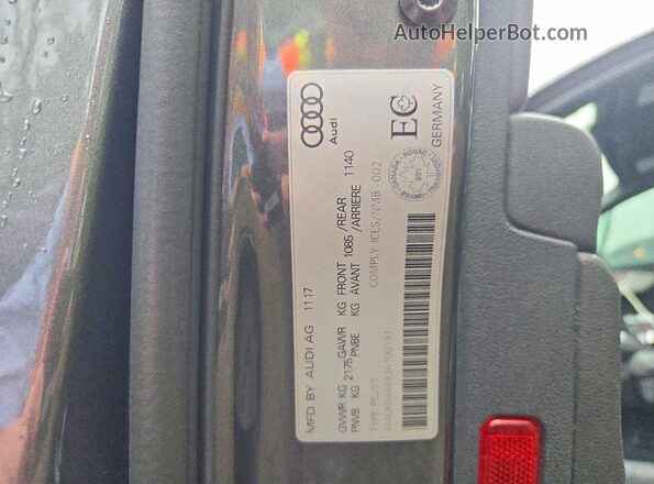 WAUENAF4XJA100137 2018 AUDI A4 Gray ძრავის განყოფილების ხედი