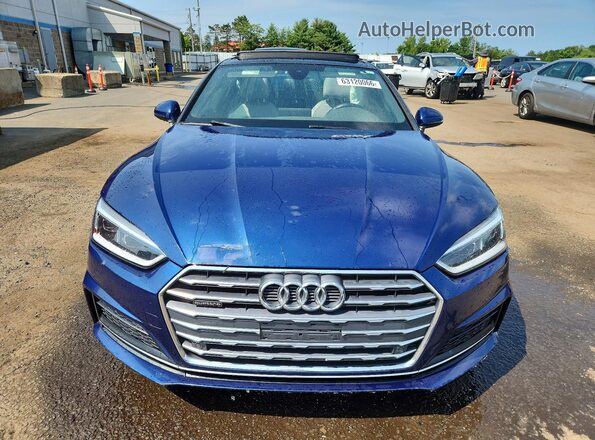 WAUENCF50JA112687 2018 AUDI A5 Blue Vista frontal