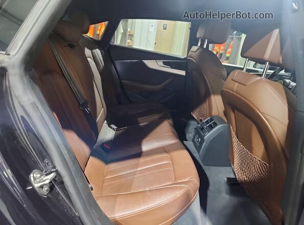 WAUENCF55JA017901 2018 AUDI A5 Blue Widok tylnych siedzeń