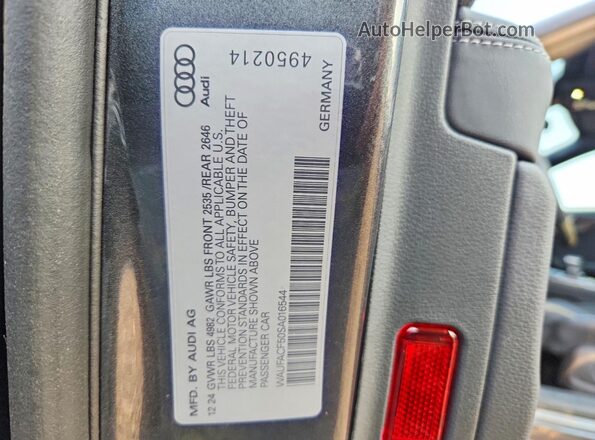 WAUFACF50SA016544 2025 AUDI A5 Gray Engine compartment view
