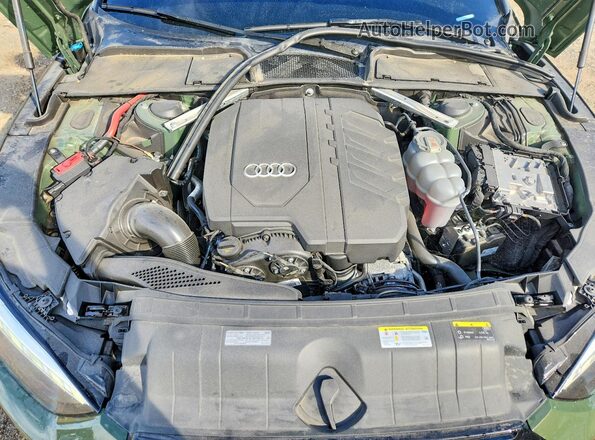 WAUFACF53MA008795 2021 AUDI A5 Green Вид задньої частини салону