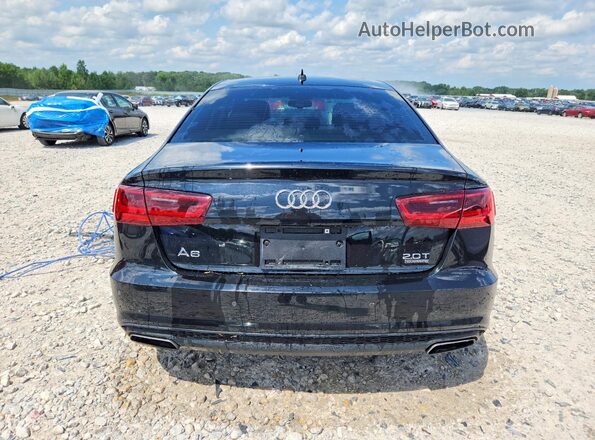 WAUFFAFC6GN198822 2016 AUDI A6 Black უკანა ხედი