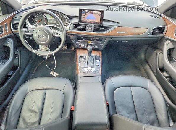 WAUFFAFC6GN198822 2016 AUDI A6 Black წინა პანელის ხედი