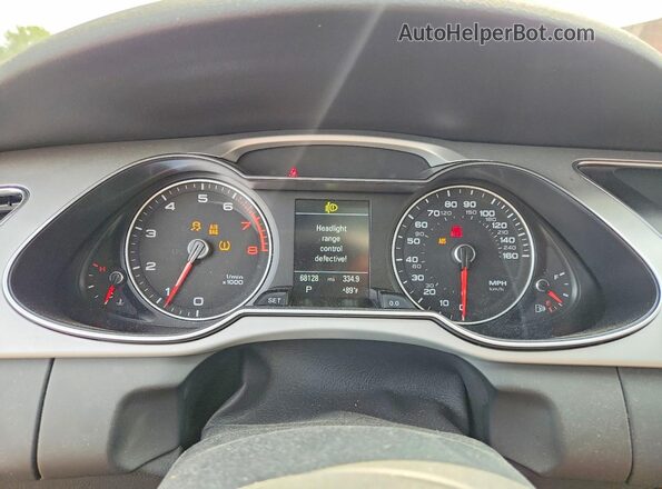 WAUFFAFL9GN018832 2016 AUDI A4 Черный Вид щитка приборов