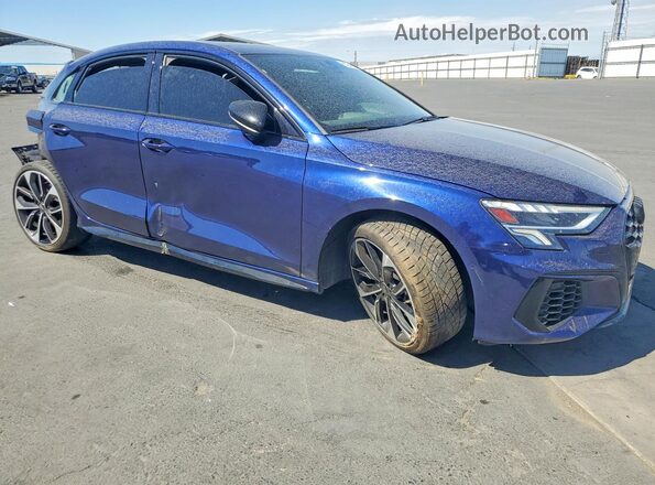WAUG3DGY9PA010343 2023 AUDI S3 Blue Передня права чверть