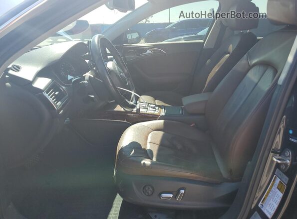WAUG8AFC2HN002391 2017 AUDI A6 Charcoal Вид салону спереду