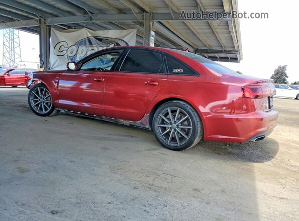 WAUG8AFC4HN092563 2017 AUDI A6 Red Tył lewy