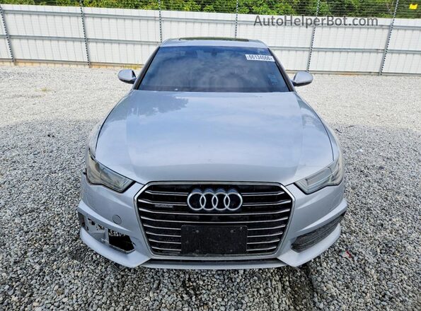 WAUG8AFC4JN022440 2018 AUDI A6 Silver წინა ხედი