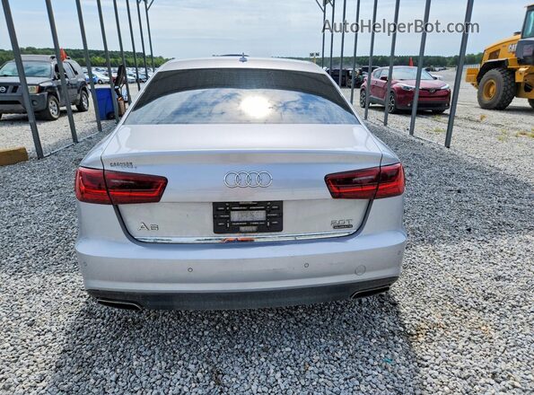 WAUG8AFC4JN022440 2018 AUDI A6 Silver უკანა ხედი