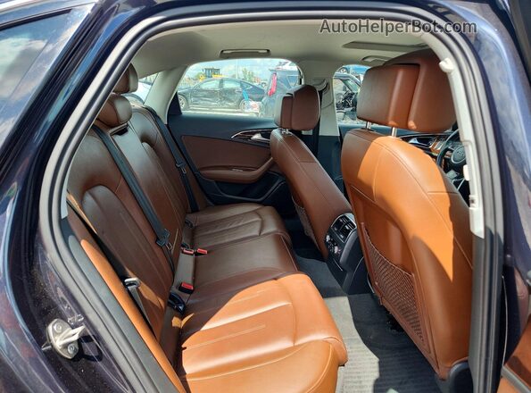 WAUG8AFC6JN036324 2018 AUDI A6 Синий Вид задних сидений