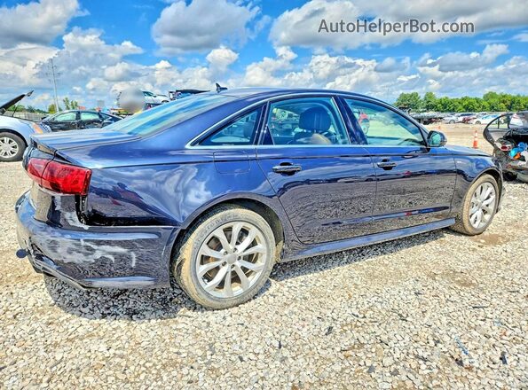 WAUG8AFC6JN036324 2018 AUDI A6 Синий Задняя правая четверть
