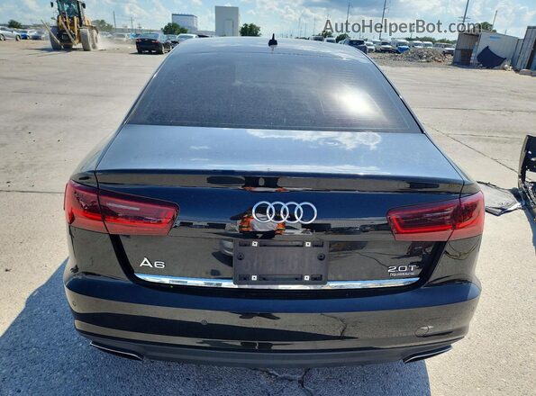 WAUG8AFCXJN014231 2018 AUDI A6 Black Rear view