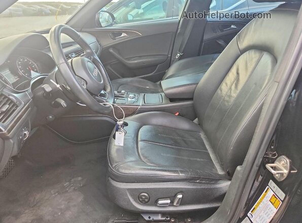 WAUG8AFCXJN014231 2018 AUDI A6 Black Front interior view