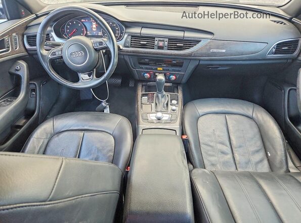 WAUG8AFCXJN014231 2018 AUDI A6 Black Dashboard view