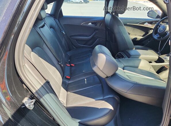 WAUG8AFCXJN014231 2018 AUDI A6 Black Rear seats view