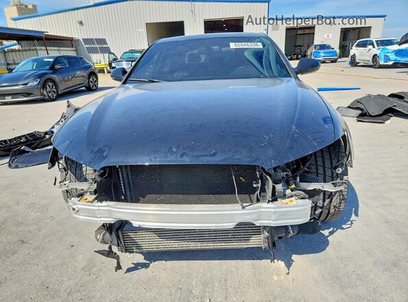 WAUG8AFCXJN014231 2018 AUDI A6 Black Front view