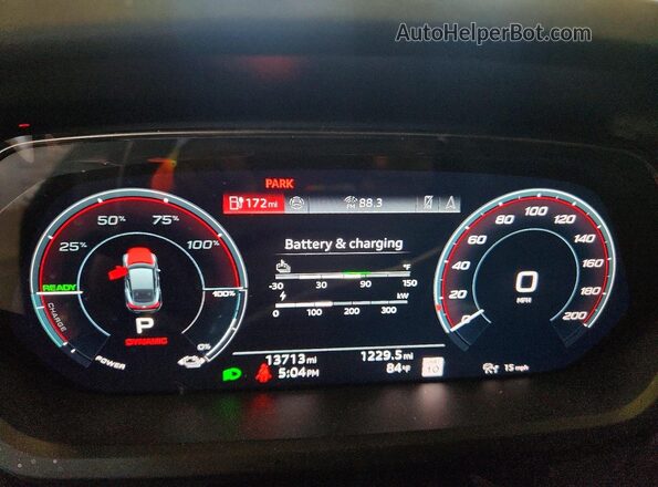 WAUG9BFW6S7001012 2025 AUDI S Black Vista del cuadro de instrumentos
