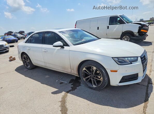 WAUGMAF43KN022046 2019 AUDI A4 White Front right