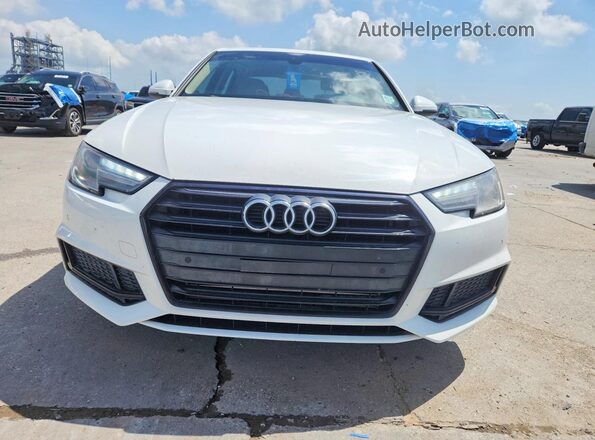 WAUGMAF43KN022046 2019 AUDI A4 White Front view