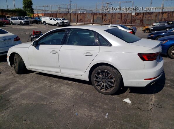 WAUGMAF44KN014652 2019 AUDI A4 White Задня ліва чверть