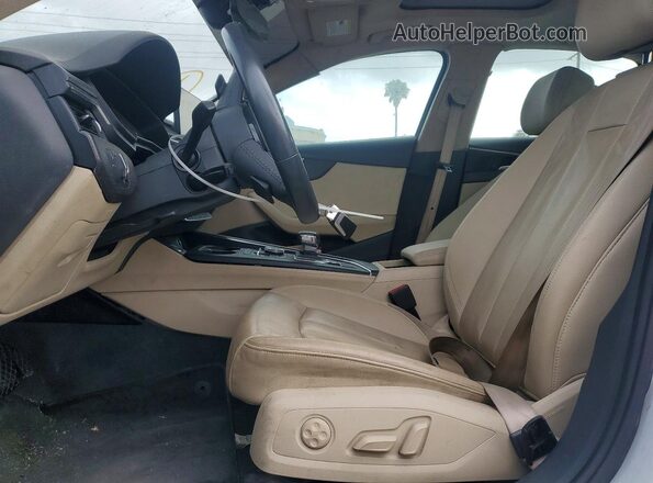 WAUGMAF44KN014652 2019 AUDI A4 White Вид салону спереду