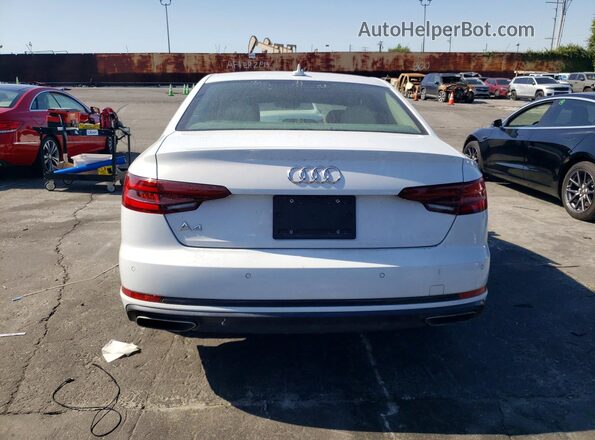WAUGMAF44KN014652 2019 AUDI A4 White Вид ззаду