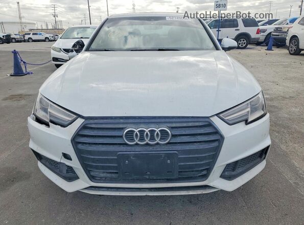 WAUGMAF44KN014652 2019 AUDI A4 White Вид спереду