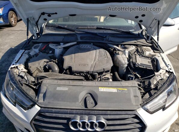 WAUGMAF44KN014652 2019 AUDI A4 White Вид задньої частини салону