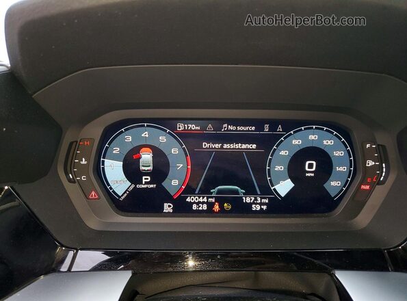 WAUH3DGY2PA009359 2023 AUDI S3 Белый Вид щитка приборов