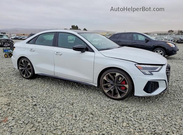 WAUH3DGY2PA009359 2023 AUDI S3 Белый Передняя правая четверть