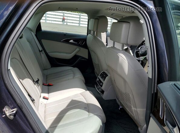 WAUHGAFC0GN084787 2016 AUDI A6 Gray უკანა სავარძლების ხედი