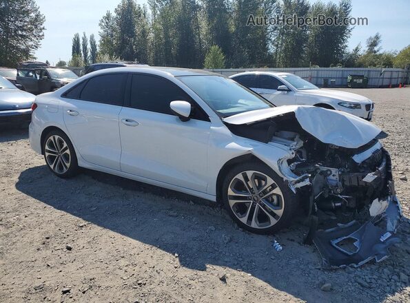 WAUHUDGY8SA067952 2025 AUDI A3 White Przód prawy