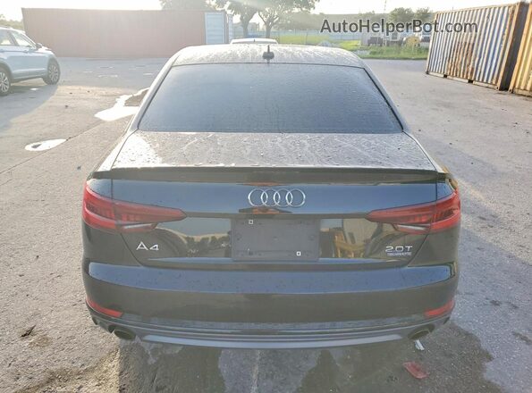 WAUKMAF45JA171347 2018 AUDI A4 Black Вид ззаду