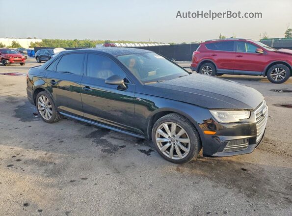 WAUKMAF45JA171347 2018 AUDI A4 Black Передня права чверть