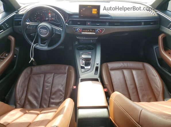 WAUKMAF45JA171347 2018 AUDI A4 Black Вид панелі приладів