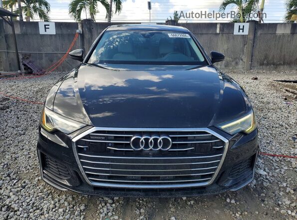 WAUL2AF20KN088296 2019 AUDI A6 Black Widok z przodu