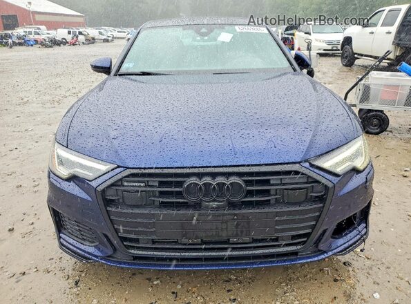 WAUL2AF25MN043292 2021 AUDI A6 Blue Vista frontal
