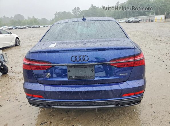 WAUL2AF25MN043292 2021 AUDI A6 Blue Vista trasera