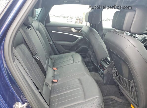 WAUL2AF25MN043292 2021 AUDI A6 Blue Vista de los asientos traseros
