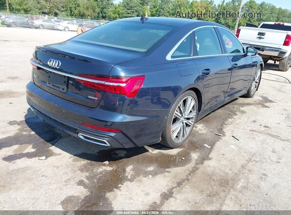 WAUL2AF2XKN054253 2019 AUDI A6 Blue Задня права чверть