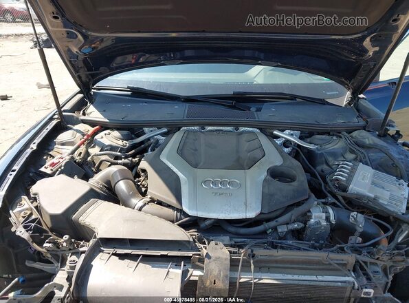 WAUL2AF2XKN054253 2019 AUDI A6 Blue Вид ззаду