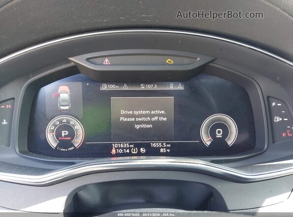 WAUL2AF2XKN054253 2019 AUDI A6 Blue Вид задніх сидінь
