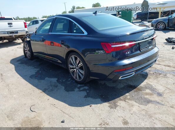 WAUL2AF2XKN054253 2019 AUDI A6 Blue Задня ліва чверть