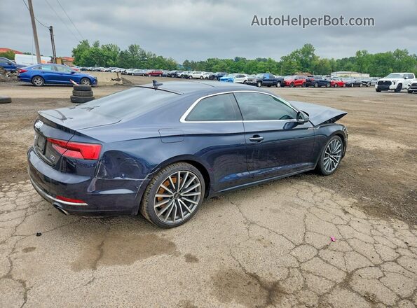 WAUPNAF58JA000619 2018 AUDI A5 Blue Trasero derecho